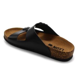 leon damen lederschuhe-4010-schwarz2