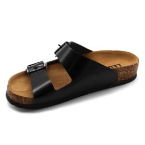 leon damen lederschuhe-4010-schwarz