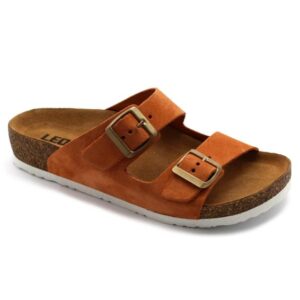 leon damen lederschuhe-4010-orange