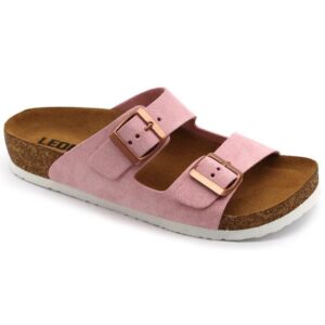 leon damen lederschuhe-4010-rosa