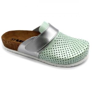 leon damen lederclogs-4251-grün