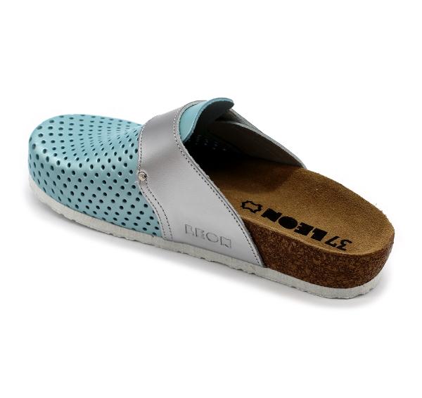 leon damen lederclogs-4251-blau