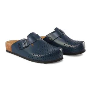 lederclogs fÜr kinder blau 4800 5