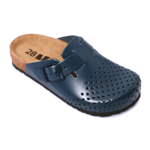 lederclogs fÜr kinder blau 4800 2