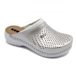 leon damen lederclogs 3400 pearl